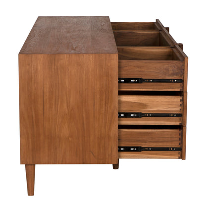 Noir Briar Dresser, Teak in Clear Coat Satin AE-313T