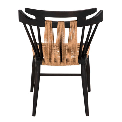 Noir Kikki Chair in Black AE-333CHB