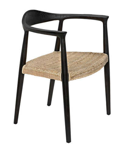 Noir Dallas Chair in Black Burnt AE-36BB