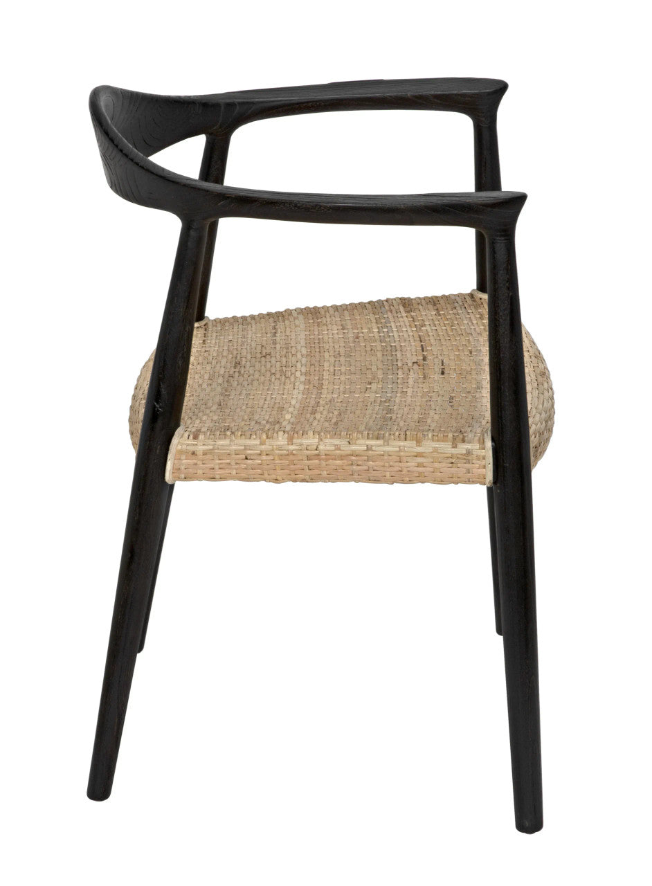 Noir Dallas Chair in Black Burnt AE-36BB