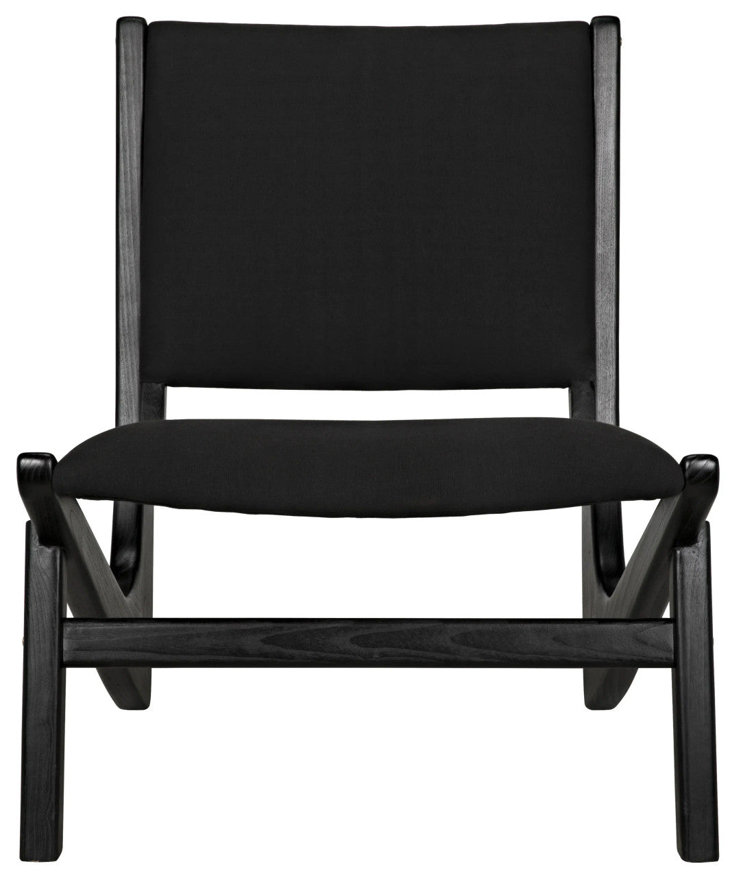 Noir Boomerang Chair in Charcoal Black AE-40CHB