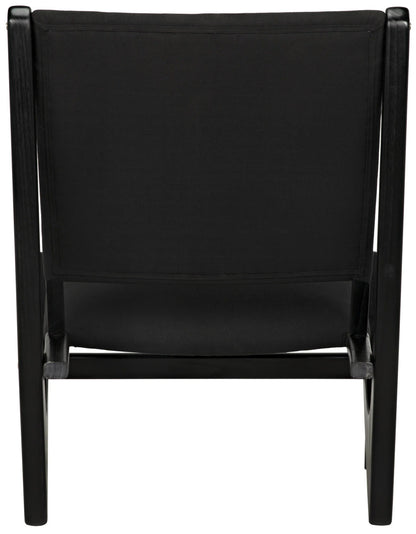 Noir Boomerang Chair in Charcoal Black AE-40CHB