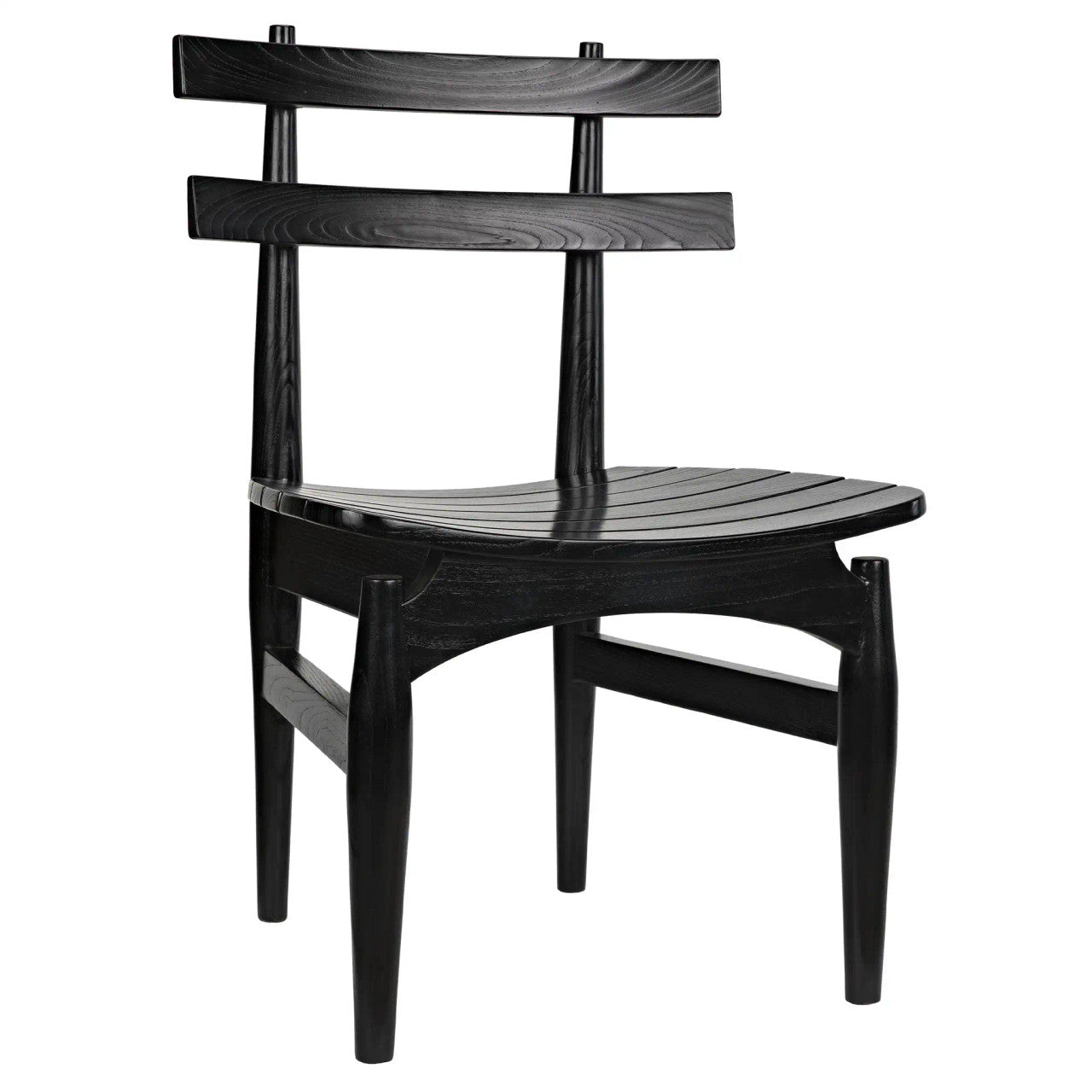 Noir Azumi Chair in Charcoal Black AE-73CHB