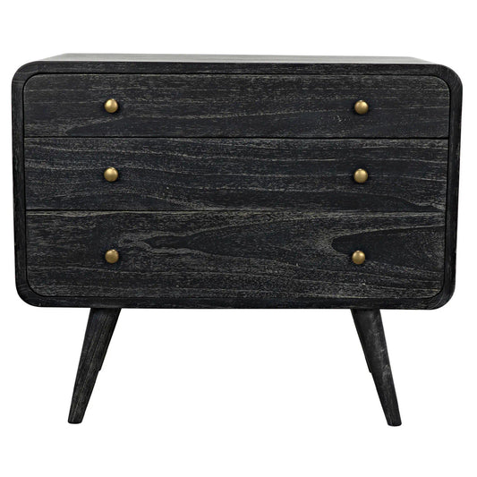 Noir Bart Chest in Cinder Black AF-44CB