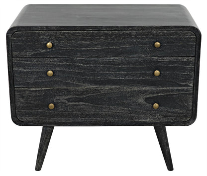 Noir Bart Chest in Cinder Black AF-44CB