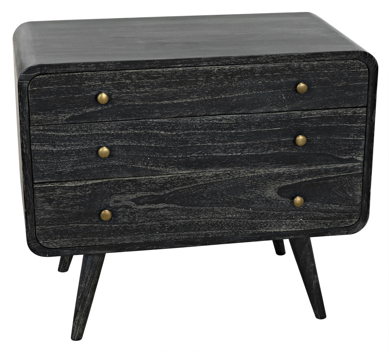 Noir Bart Chest in Cinder Black AF-44CB