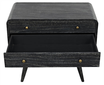 Noir Bart Chest in Cinder Black AF-44CB