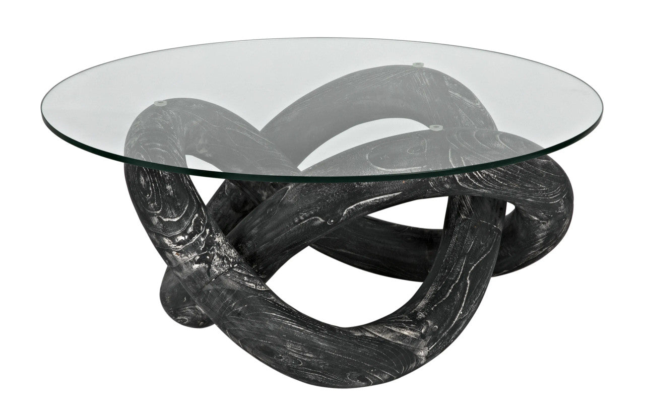 Noir Phobos Coffee Table in Cinder Black AF-53CB