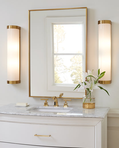 Visual Comfort Studio Alexa Hampton Ifran Large Vanity in Burnished Brass AW1152BBS