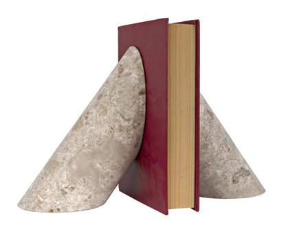 Noir Architectural Bookends in Marble AM-145WM