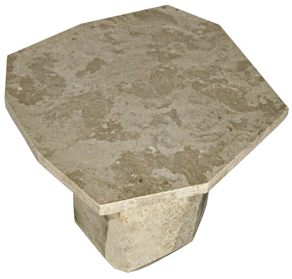 Noir Polyhedron Side Table in Marble AM-194WM