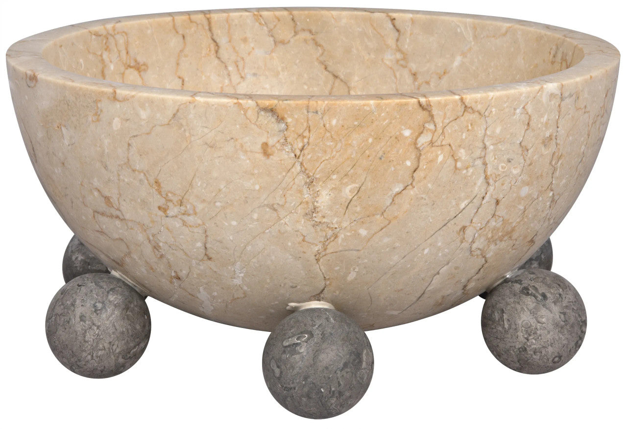 Noir Bala Bowl in Marble AM-271WM