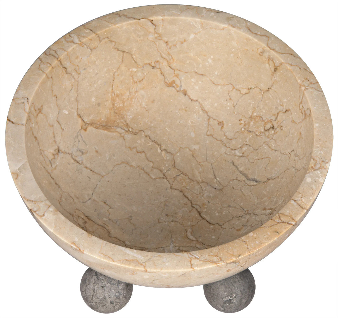 Noir Bala Bowl in Marble AM-271WM