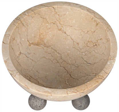 Noir Bala Bowl in Marble AM-271WM