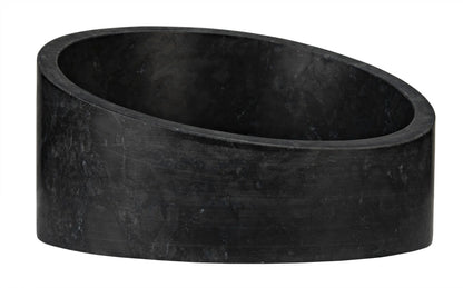 Noir Marshall Bowl in Black Marble AM-286BM