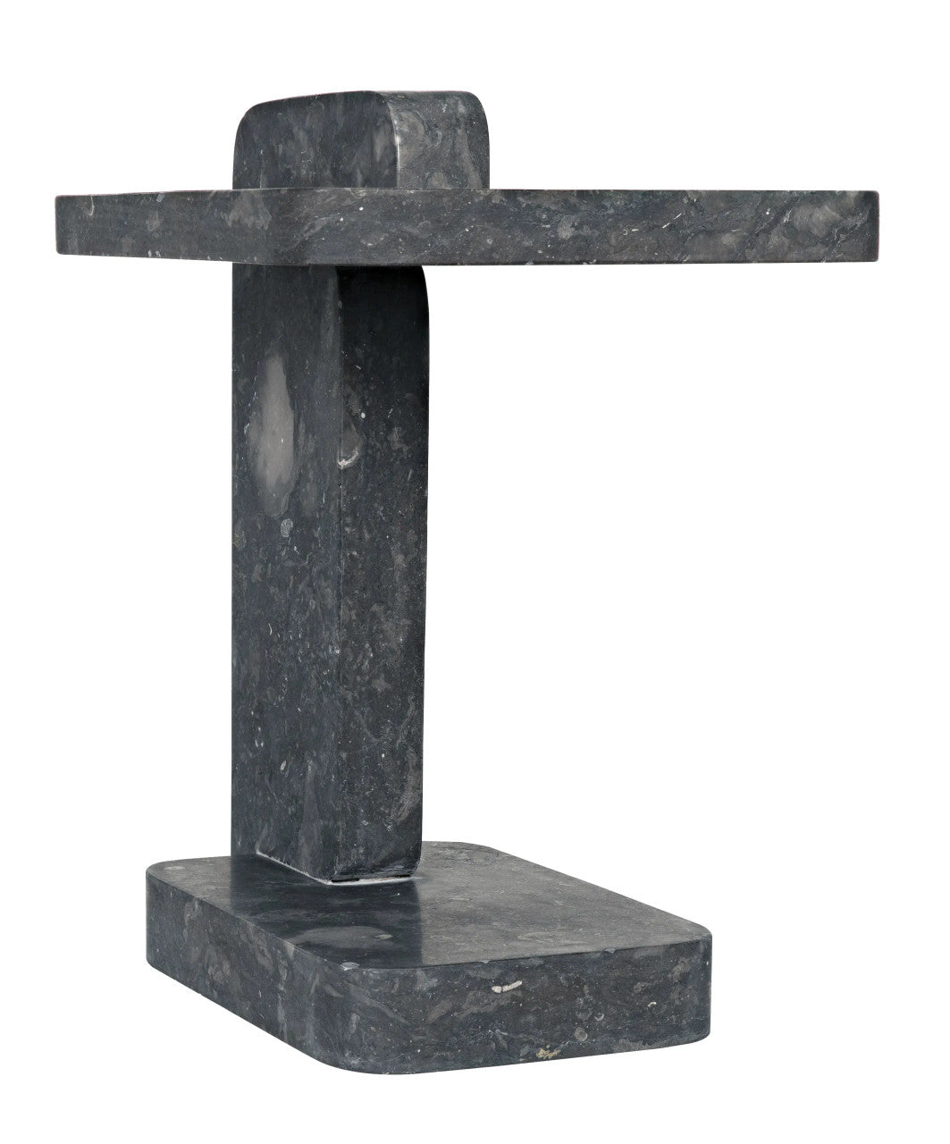 Noir North Side Table in Black Marble AM-293BM