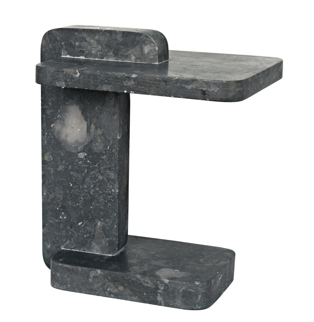 Noir North Side Table in Black Marble AM-293BM