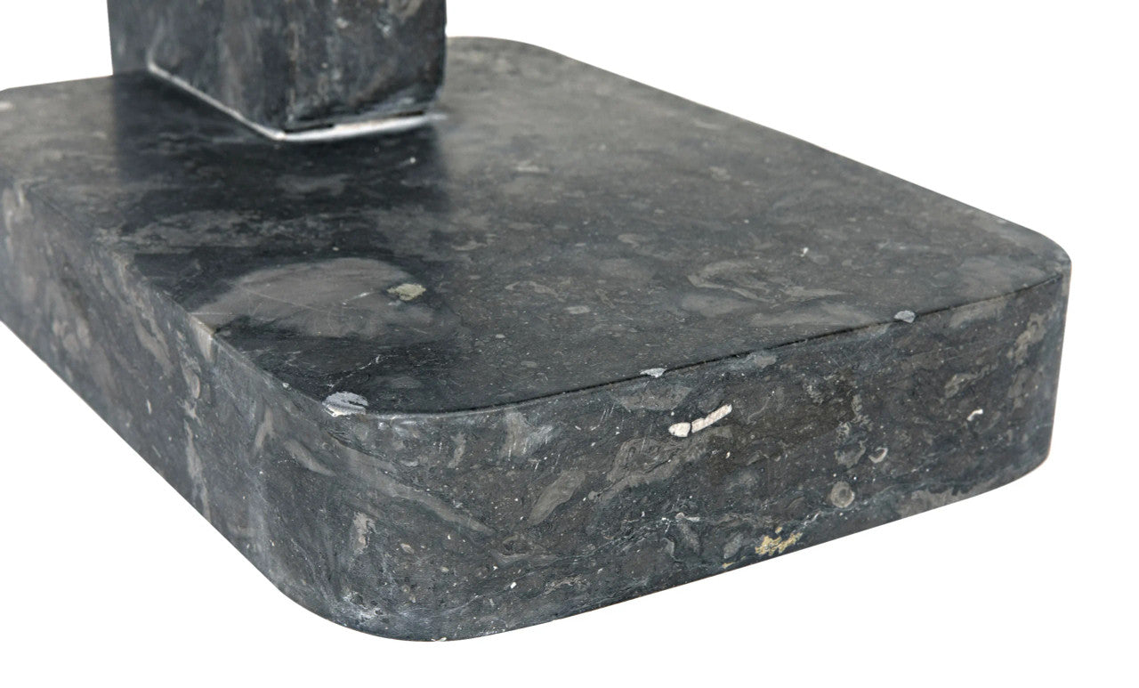 Noir North Side Table in Black Marble AM-293BM