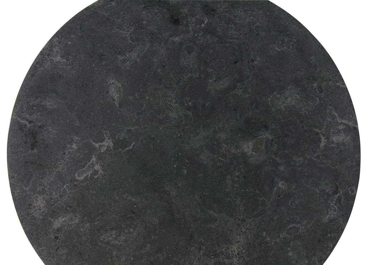 Noir Diana Side Table in Black Marble AM-316BM