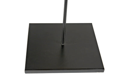 Noir Wood Fossil with Stand in Matte Black Base AM-39A