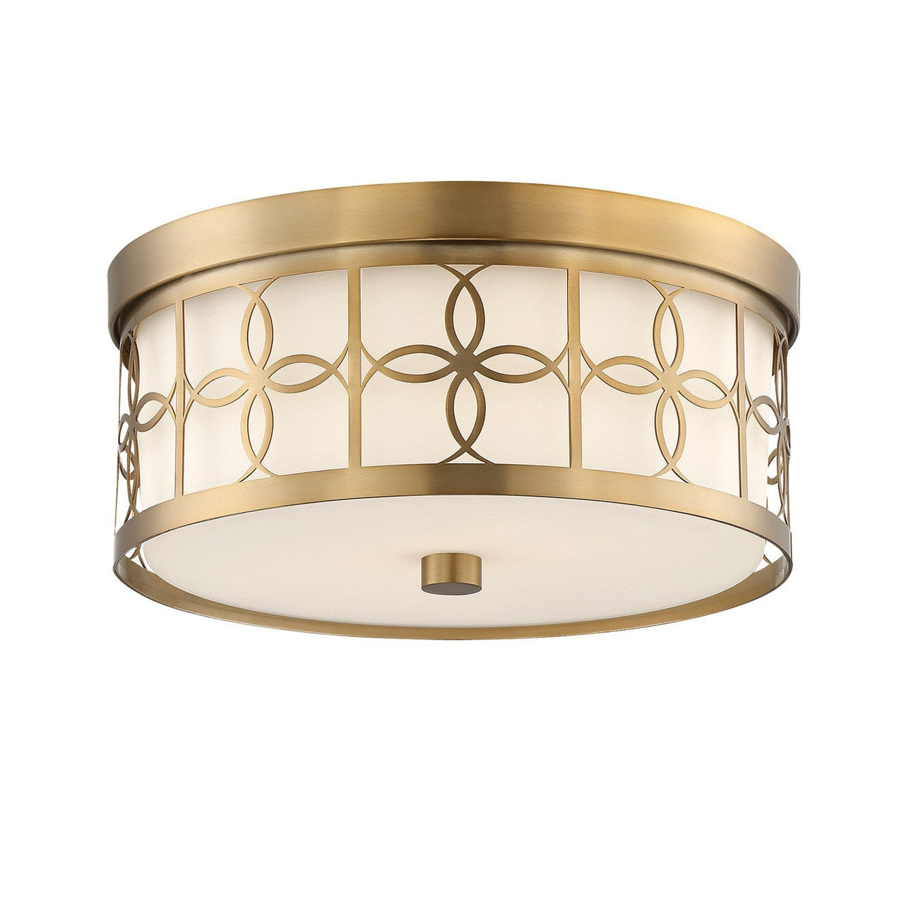 Crystorama Anniversary 2 Light Vibrant Gold Ceiling Mount ANN-2105-VG