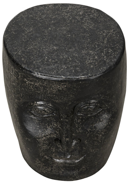 Noir Head Side Table in Black AR-202BF