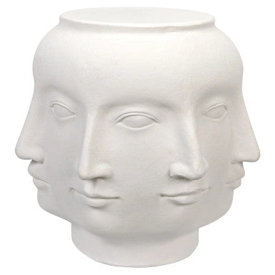 Noir Multi-Face Stool in White AR-207WFC