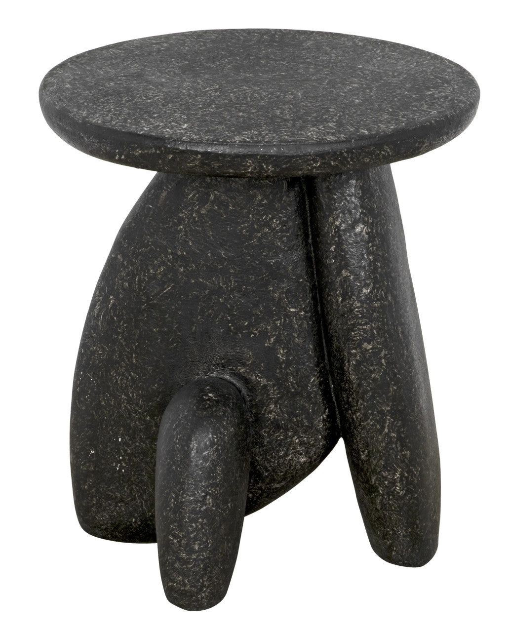 Noir Haruki Side Table in Black Fiber Cement AR-299BF