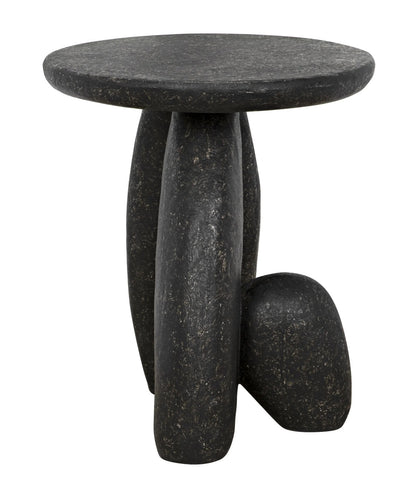 Noir Haruki Side Table in Black Fiber Cement AR-299BF