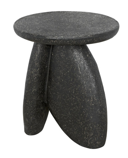 Noir Haruki Side Table in Black Fiber Cement AR-299BF