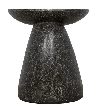 Noir Kurokawa Side Table in Black Fiber Cement AR-301BF