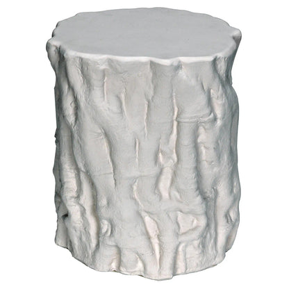 Noir Damono Stool/Side Table in White Fiber Cement AR-304WFC