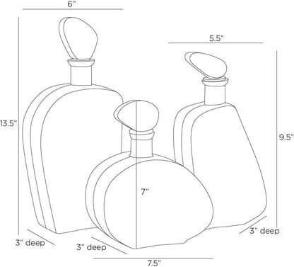 Arteriors Home Calhoun Decanters, Set of 3 ARI15