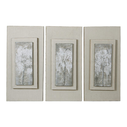 Uttermost Triptych Trees Hand Painted Art Set/3 41426