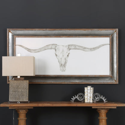 Uttermost Western Skull Mount Print 51106