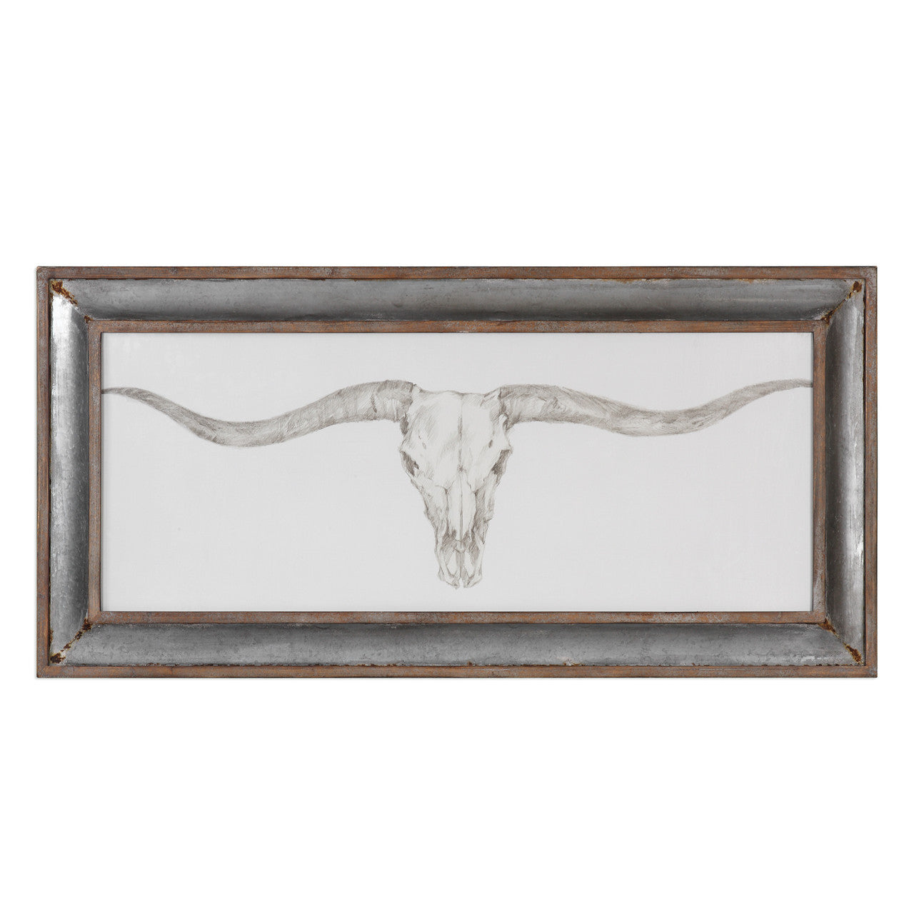 Uttermost Western Skull Mount Print 51106