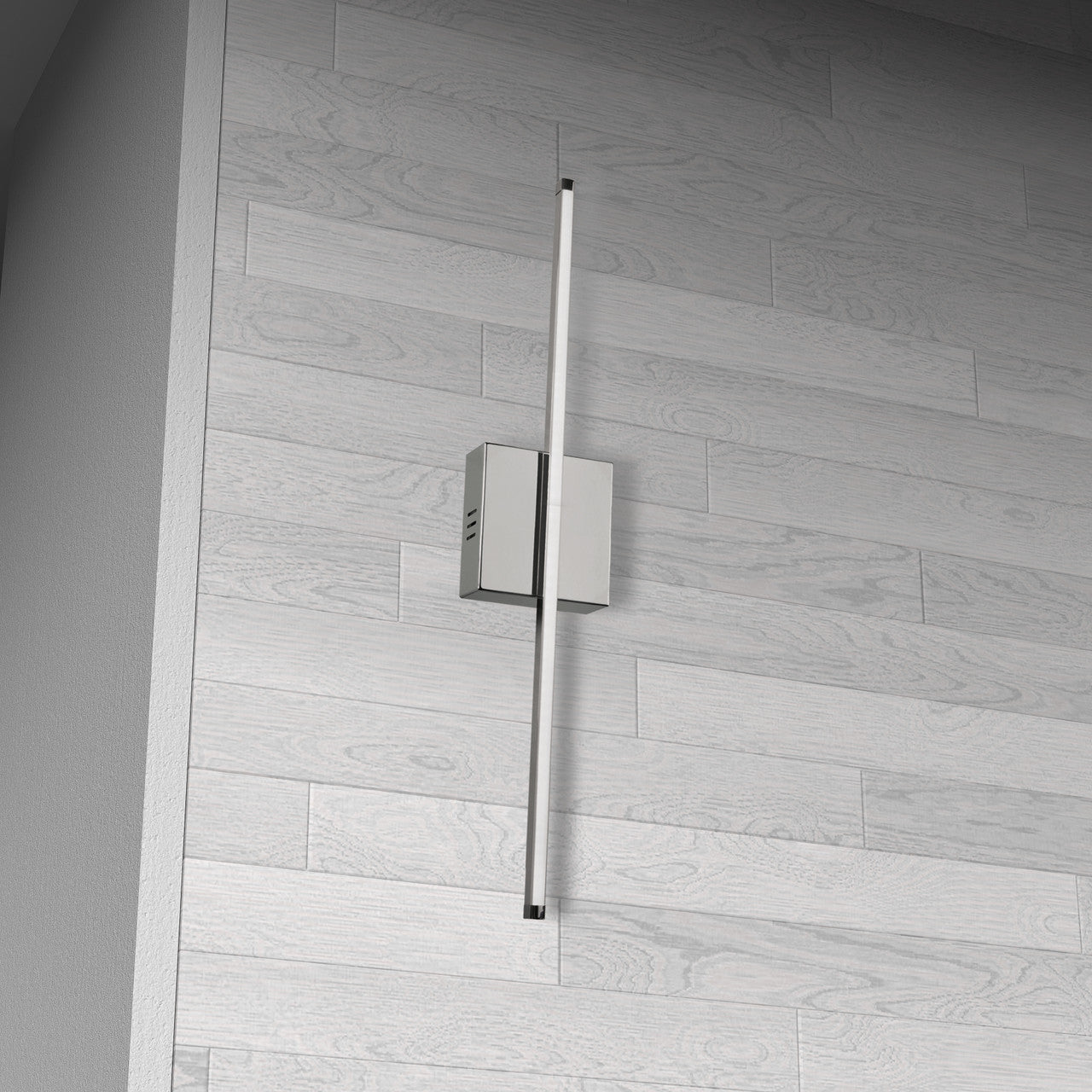 Dainolite 19W LED Wall Sconce, Polished Chrome with White Acrylic Diffuser ARY-2519LEDW-PC