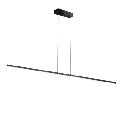 Dainolite 30W Horizontal Pendant, Matte Black with White Acrylic Diffuser ARY-3830LEDHP-MB