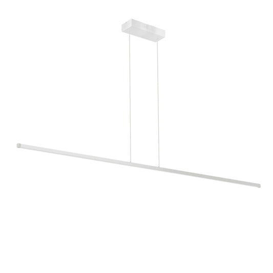 Dainolite 30W Horizontal Pendant, Matte White with White Acrylic Diffuser ARY-3830LEDHP-MW