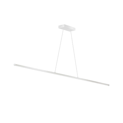 Dainolite 30W Horizontal Matte White Pendant w/ White Acrylic Diffuser  ARY-4830LEDHP-MW