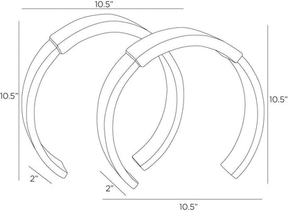 Arteriors Home Calum Sculptures, Set of 2 ASI07