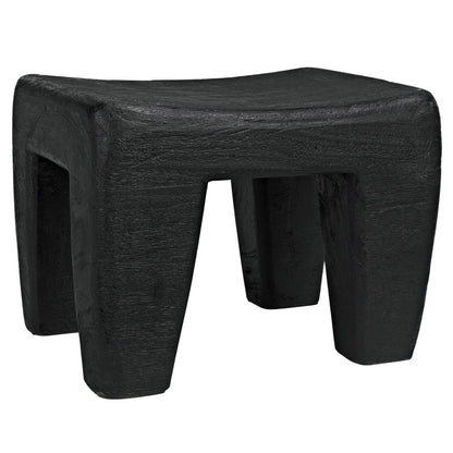 Noir Sumo Stool in Black Burnt AW-44BB