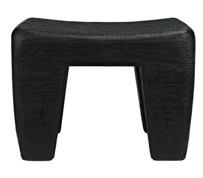 Noir Sumo Stool in Black Burnt AW-44BB