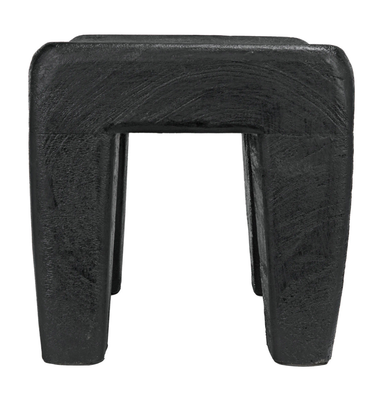 Noir Sumo Stool in Black Burnt AW-44BB