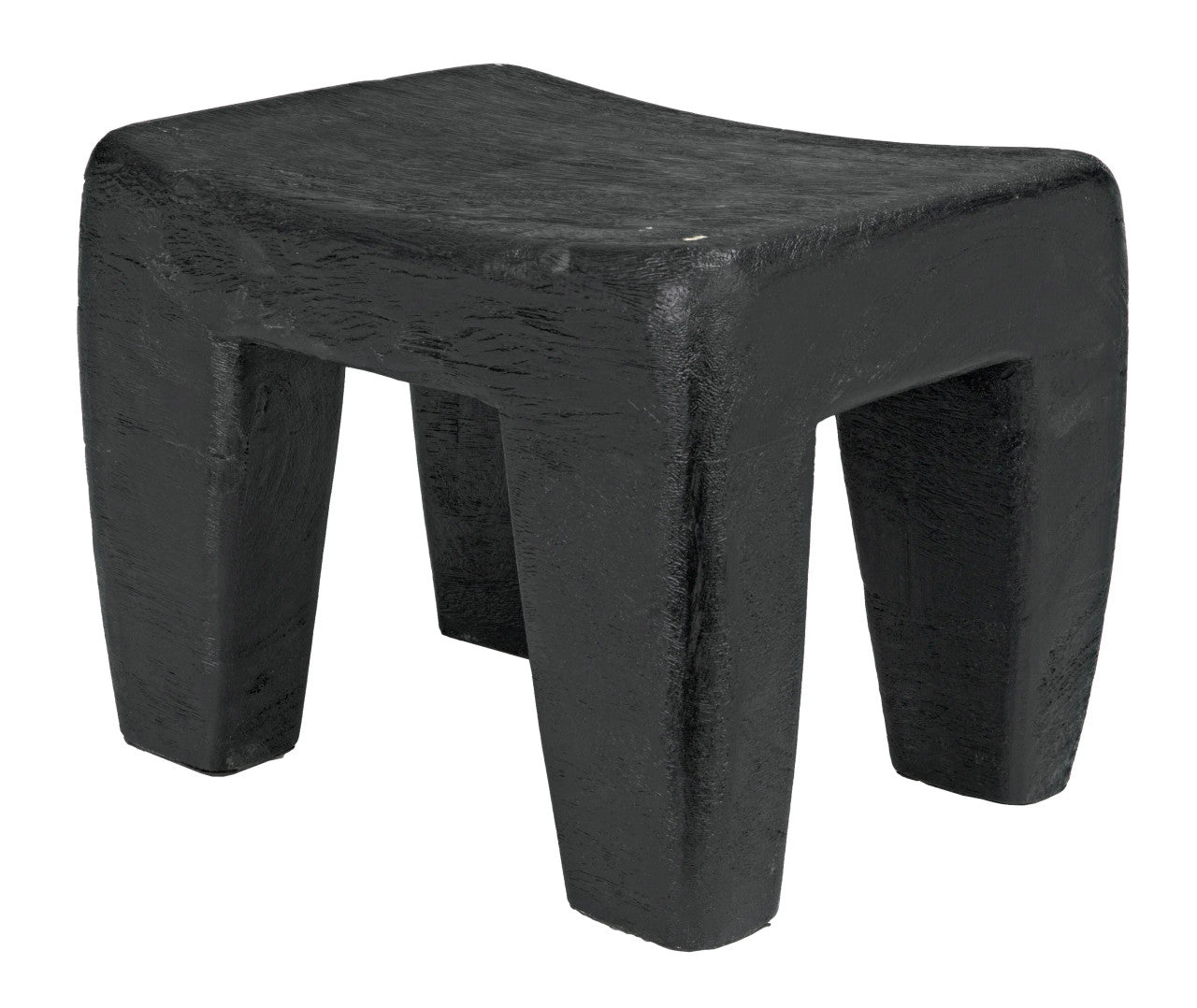 Noir Sumo Stool in Black Burnt AW-44BB