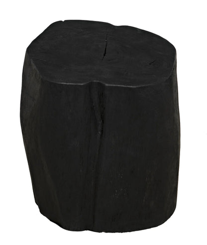 Noir Budi Side Table in Burnt Black AW-46BB-2