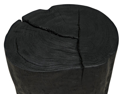 Noir Budi Side Table in Burnt Black AW-46BB-2