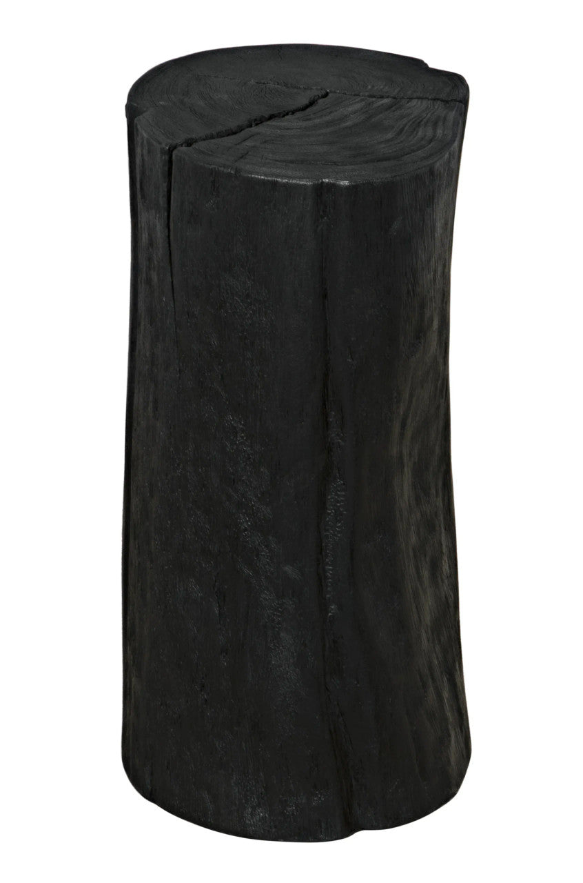 Noir Budi Side Table in Burnt Black AW-46BB-2