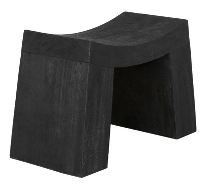 Noir Ishiguro Stool in Burnt Black AW-53BB