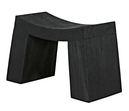 Noir Ishiguro Stool in Burnt Black AW-53BB